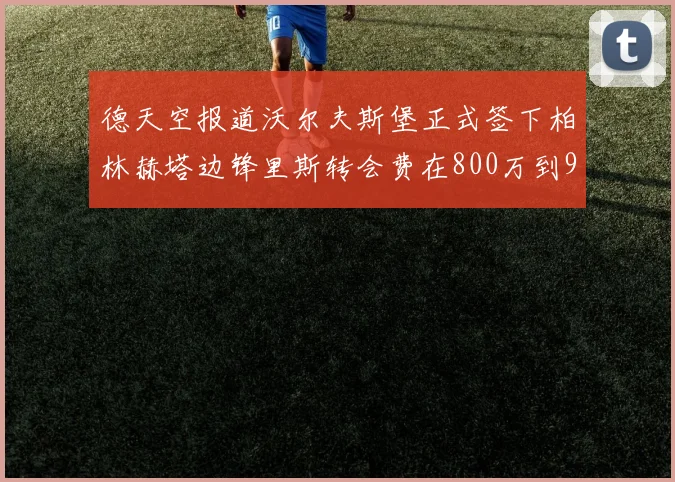德天空报道沃尔夫斯堡正式签下柏林赫塔边锋里斯转会费在800万到900万欧之间